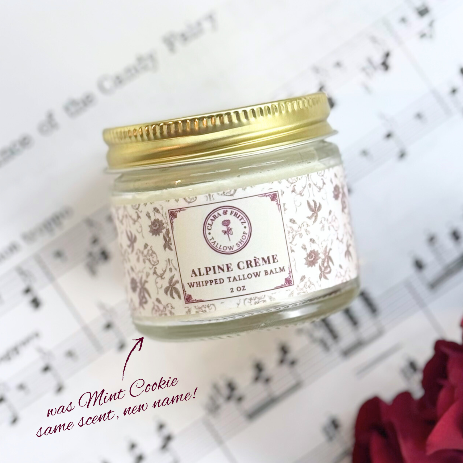 Scented Whipped Tallow Balm - Natural Moisturizer 2 oz – Clara