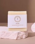 Mary Tallow Unscented Soap in studio lighting