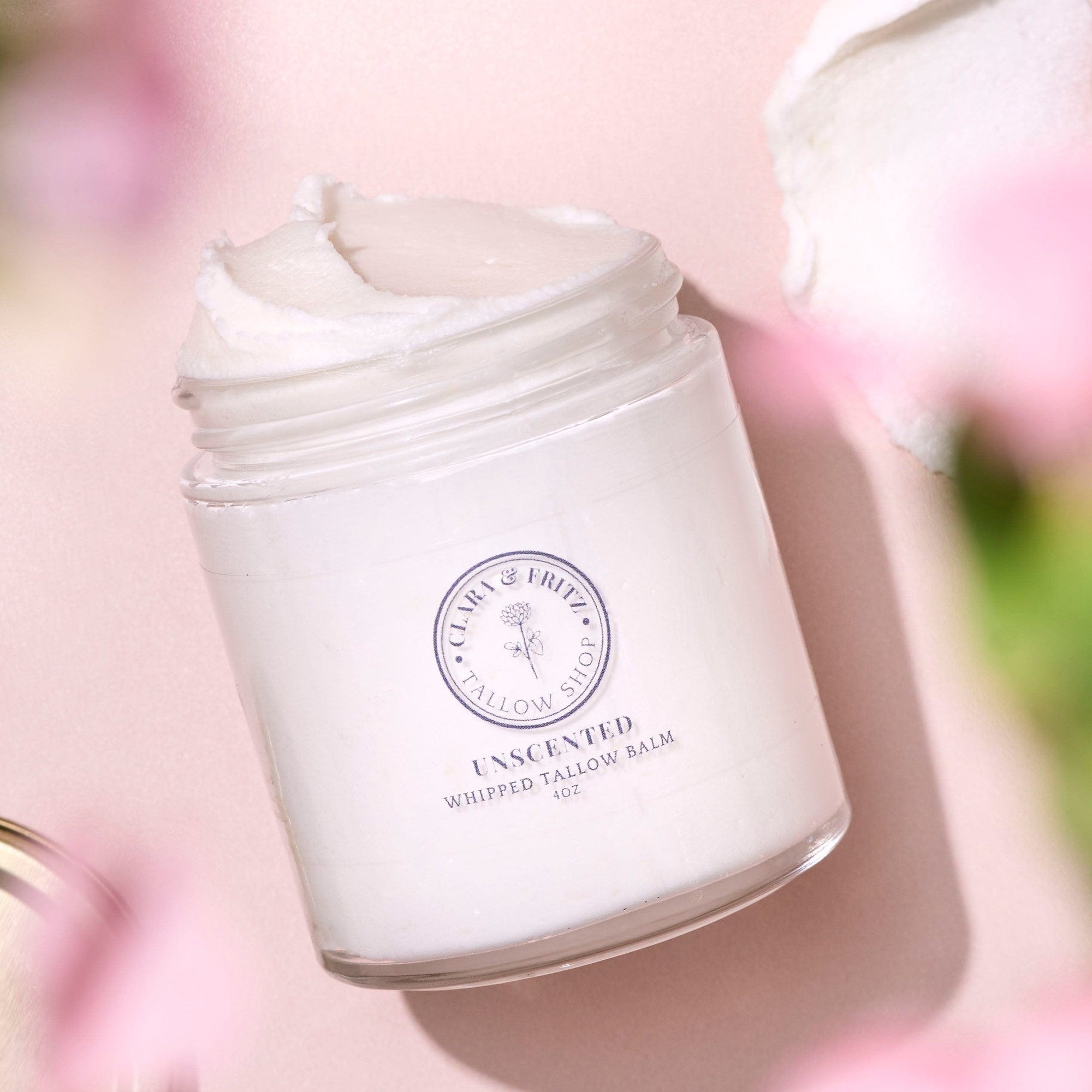 Unscented Whipped Tallow Balm 4oz