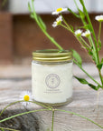 unscented whipped tallow balm on wood