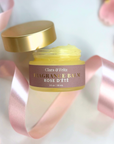 Clara & Fritz Fragrance Balm Rose Scented Tallow Perfume with Luxurious Pink Ribbon