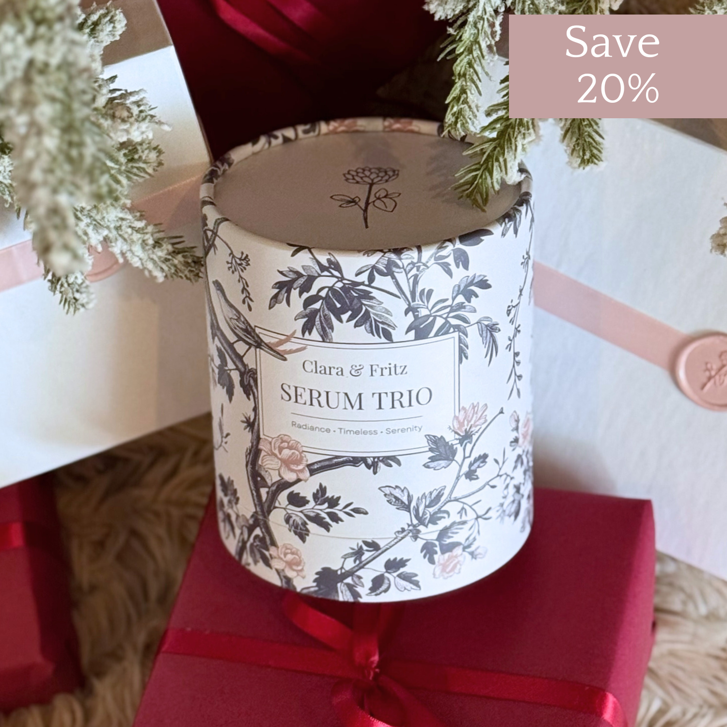 The Serum Trio: Glowing Skin Collection – Clara & Fritz Tallow Shop