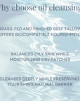 Tallow-Based Oil Cleanser