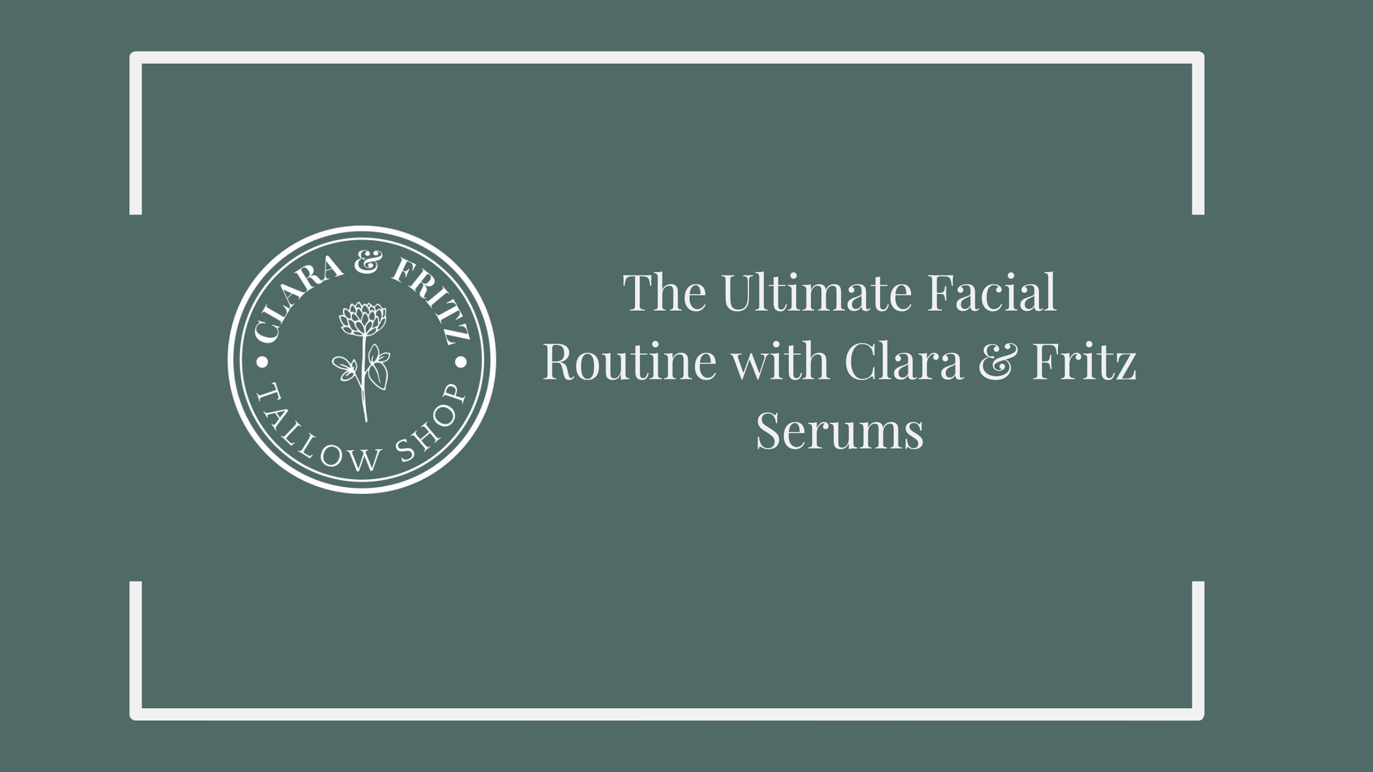 The Ultimate Facial Routine with Clara & Fritz Serums