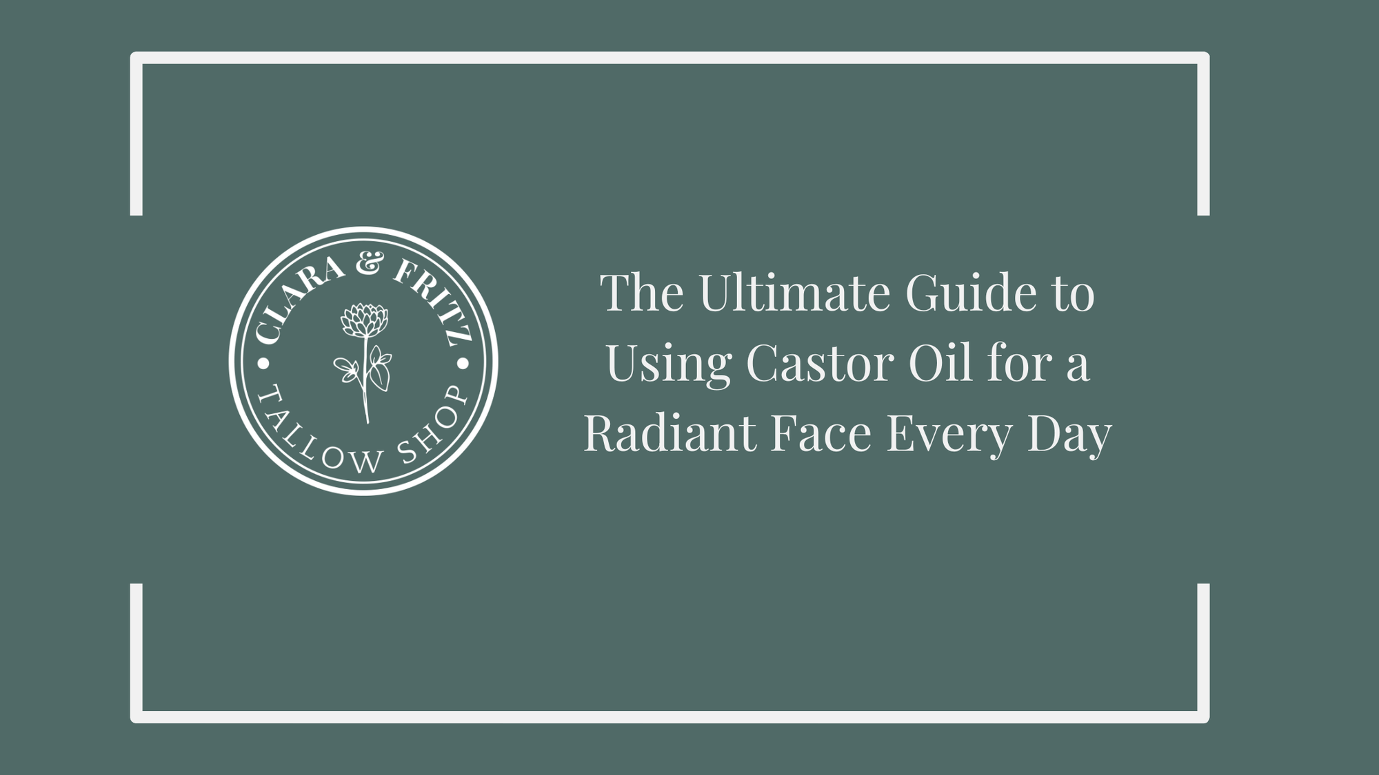 The Ultimate Guide to Using Castor Oil for a Radiant Face Every Day