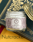 Autumn whipped tallow balm from the Seasonal Scent Gift Set on a decorative background