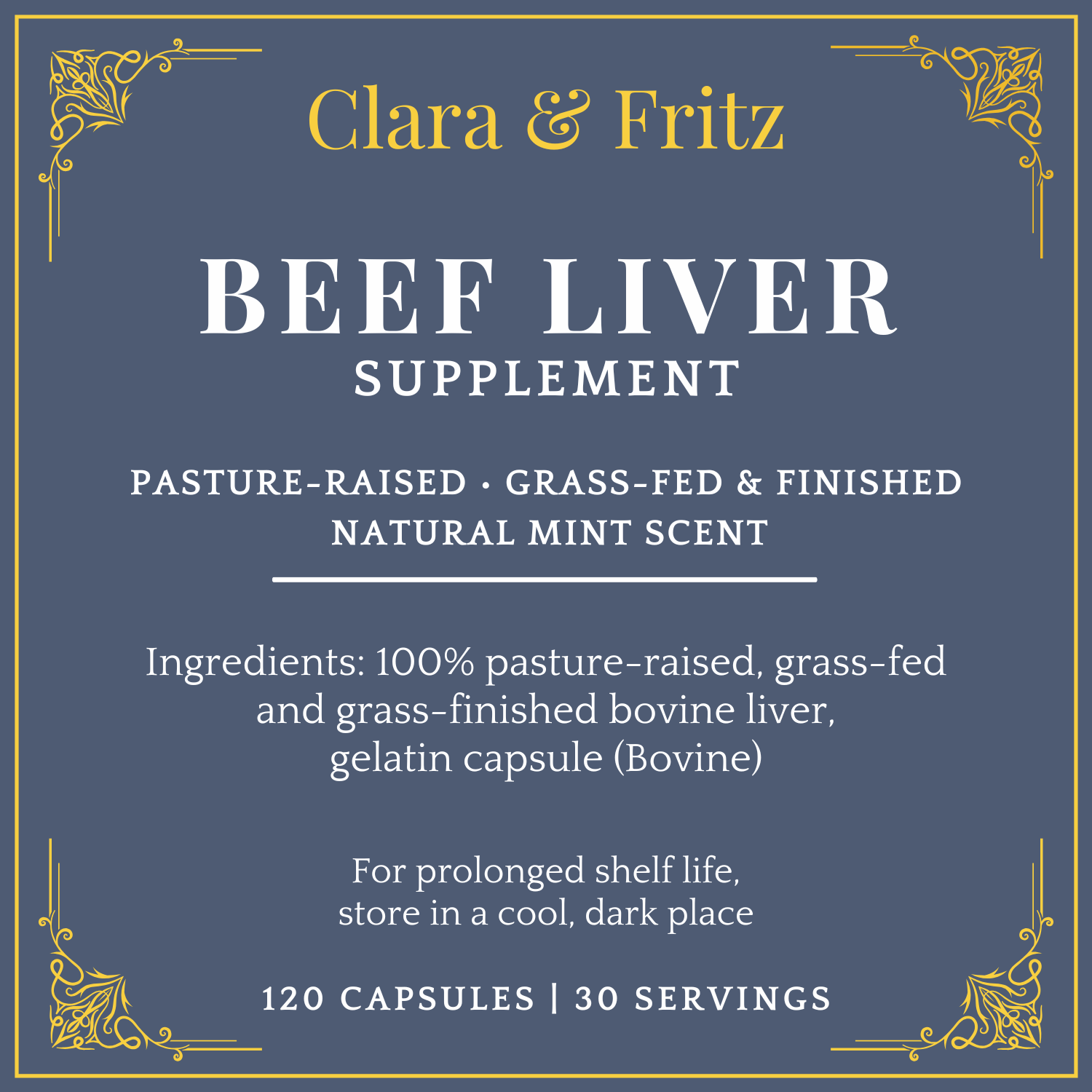 Beef Liver Supplement