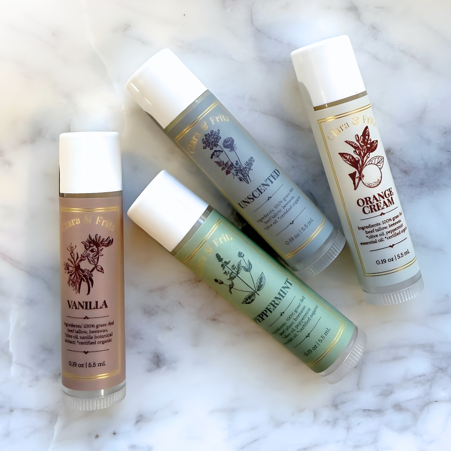 Tallow Lip Balm - Single | Hydrate & Nourish Lips – Clara & Fritz