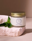 whipped tallow balm mint cookie 2oz jar in studio